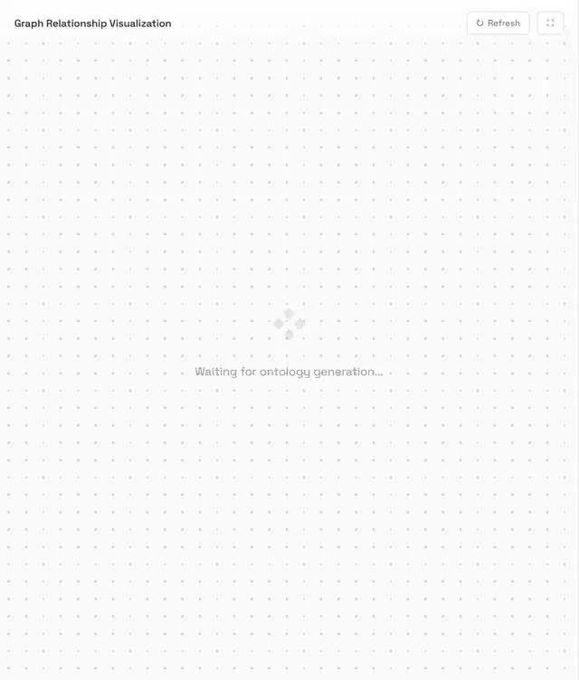 MiroFish 그래프 구축 과정에서 노드와 관계선이 늘어나는 애니메이션
